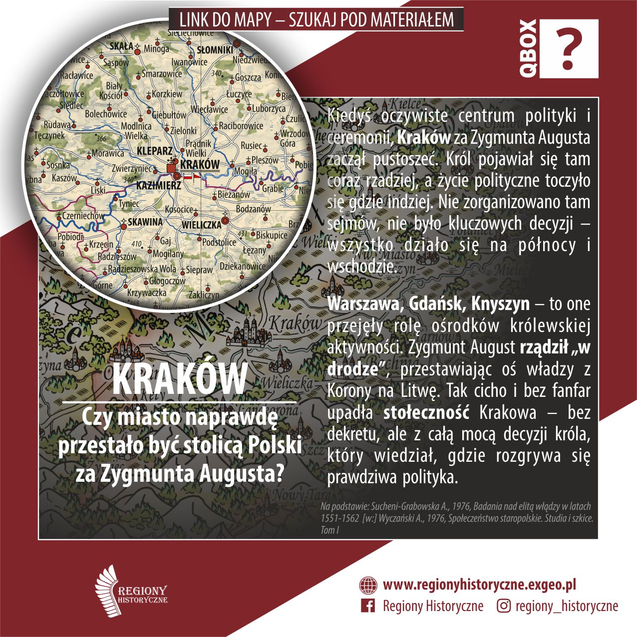 KRAKÓW | Czy miasto naprawdę przestało być stolicą Polski za Zygmunta Augusta?